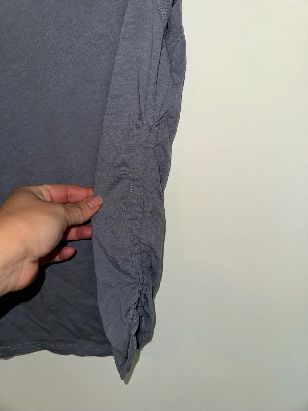 Sleeveless Ruched Side Tank Top